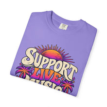 Load image into Gallery viewer, Support Live Music T-Shirt — Empowering Musicians Guitar Tee