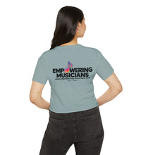 Load image into Gallery viewer, Support Live Music Crop Top — Empowering Musicians Festival Shirt
