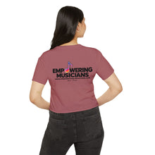Load image into Gallery viewer, Support Live Music Crop Top — Empowering Musicians Festival Shirt
