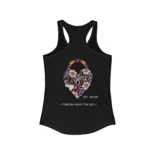 Load image into Gallery viewer, Bad Regards ~ Throw Away The Key ~ Women’s Racerback Tank
