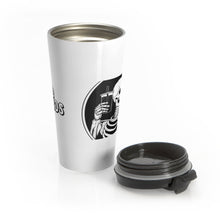 Load image into Gallery viewer, Death By Decaf Stainless Steel Travel Mug
