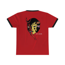 Load image into Gallery viewer, The Devil Is A Woman~ Unisex Ringer Tee
